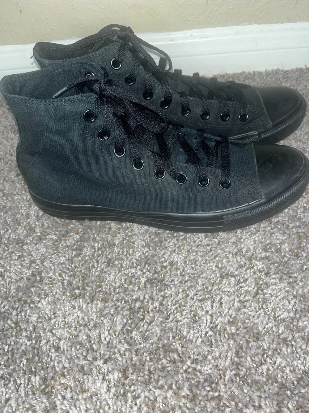 Converse Black High-Top Canvas Sneakers